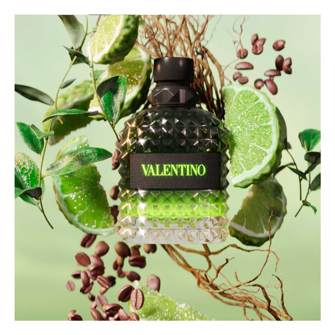 VALENTINO UOMO BORN IN ROMA GREEN STRAVAGANZA FRAGANCIAS PLATINUM