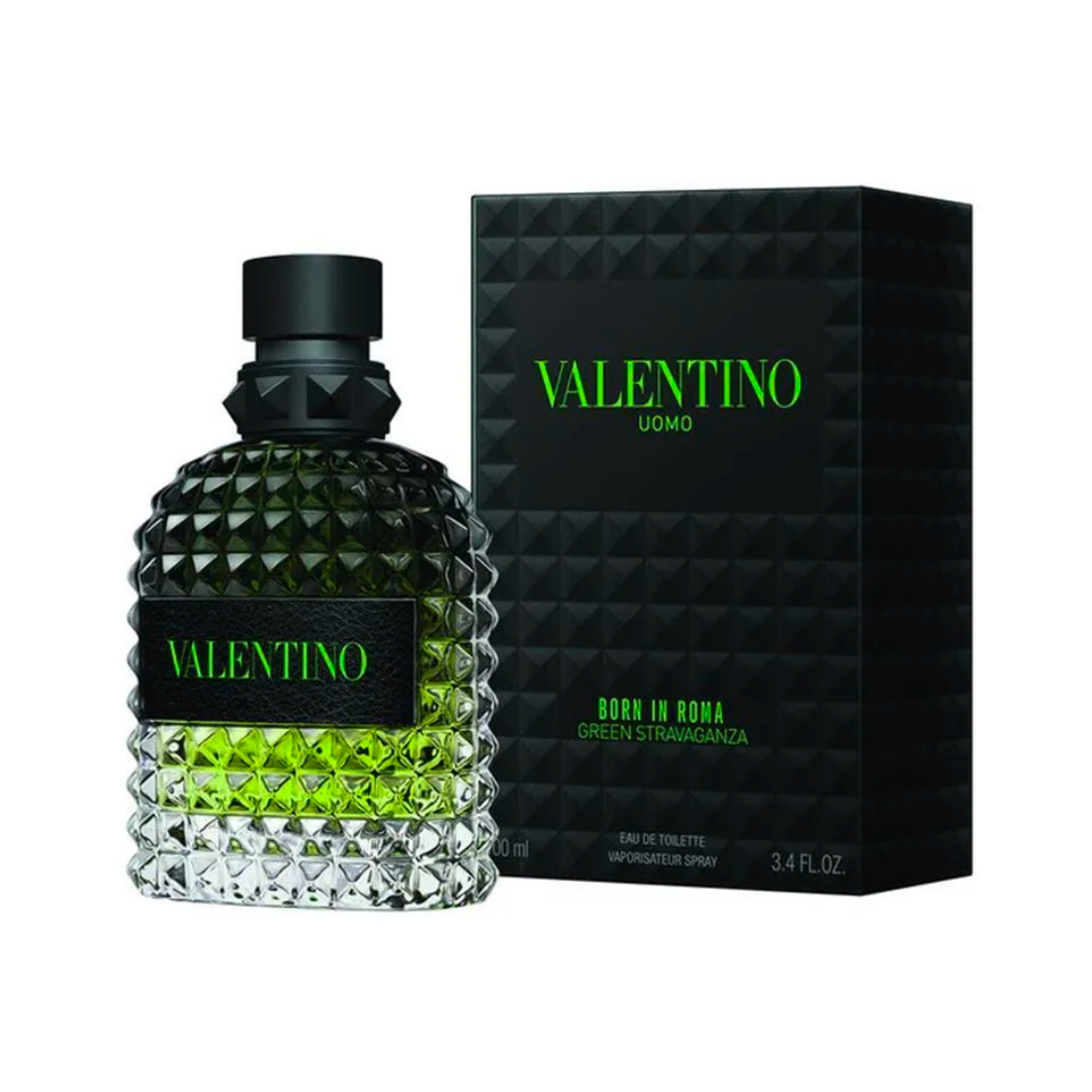 VALENTINO UOMO BORN IN ROMA GREEN STRAVAGANZA FRAGANCIAS PLATINUM