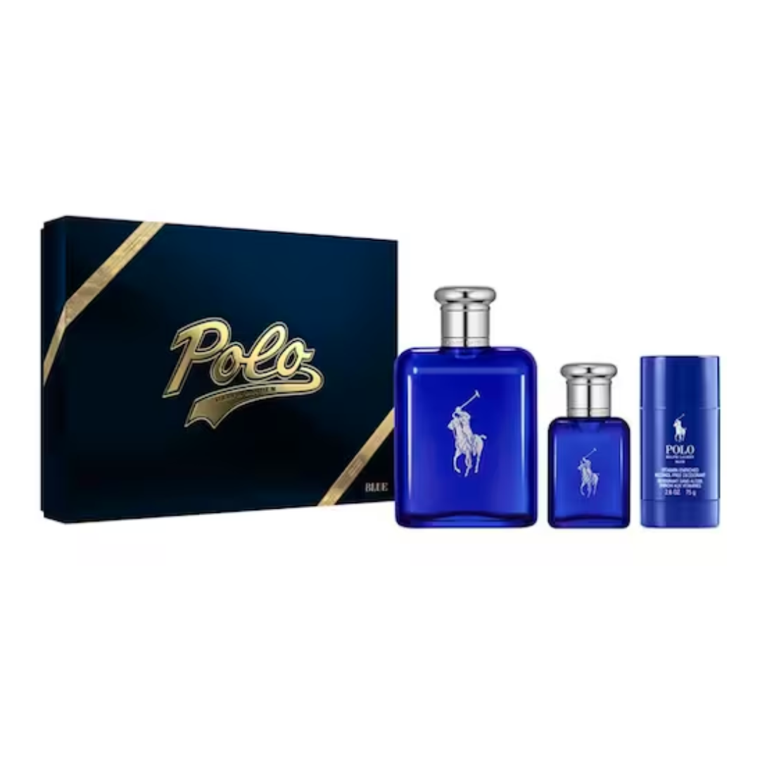 Set Ralph Lauren Polo Blue — Fragancia Fresca, Dulce y de Larga Duración para Hombre